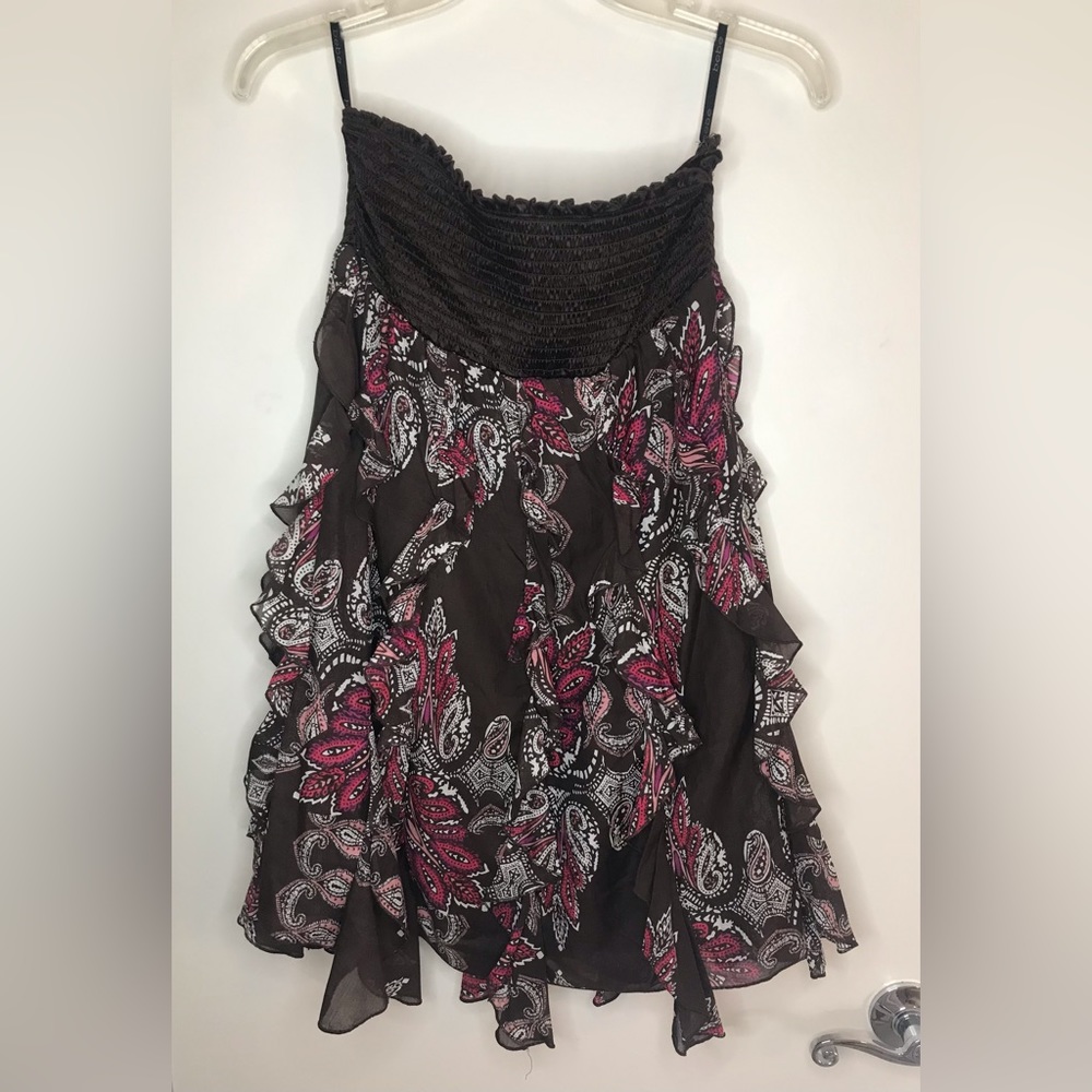 NWT Bebe strapless dress M